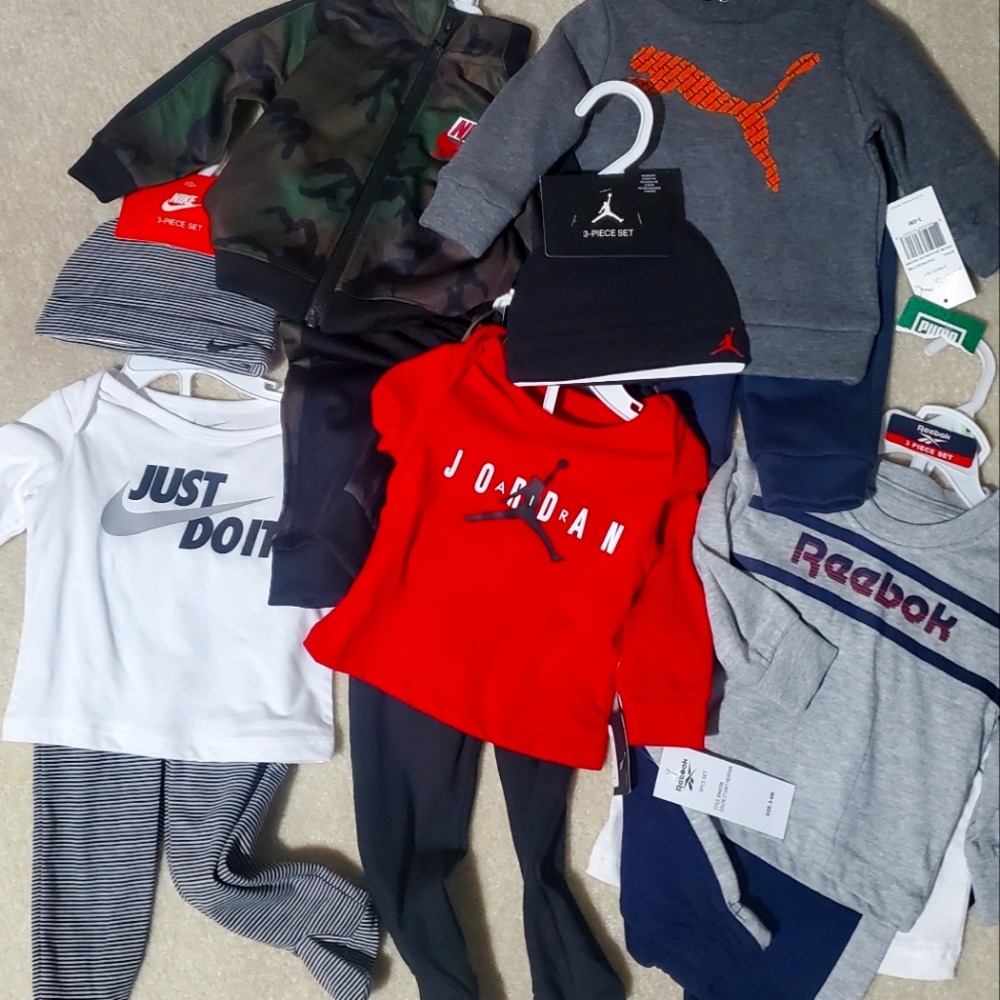 Infant Boys Matching Set Lot